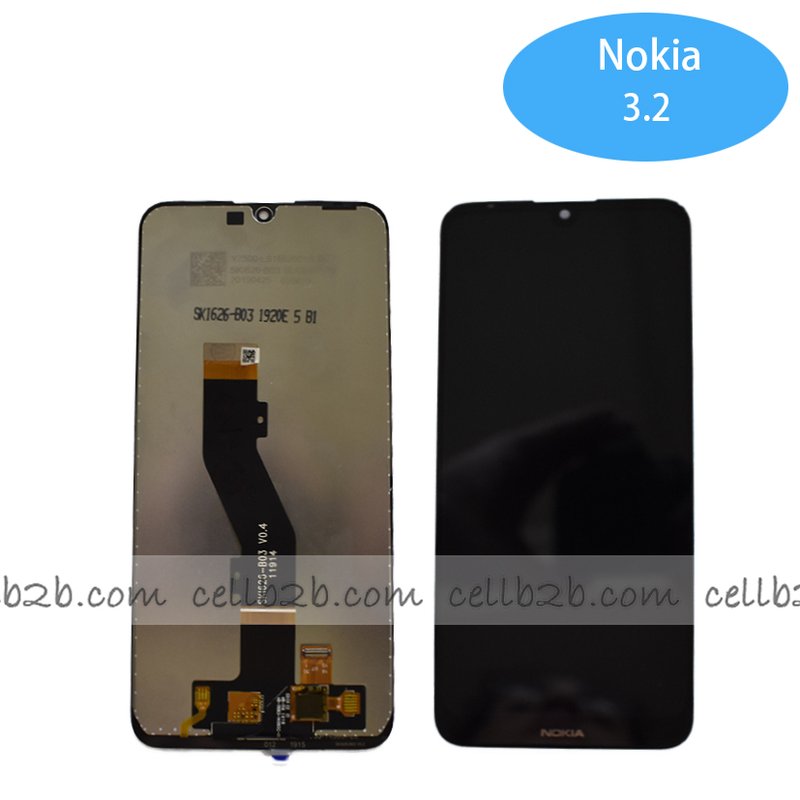 Original Pantalla Nokia 3.2 Negra LCD+Táctil Completa