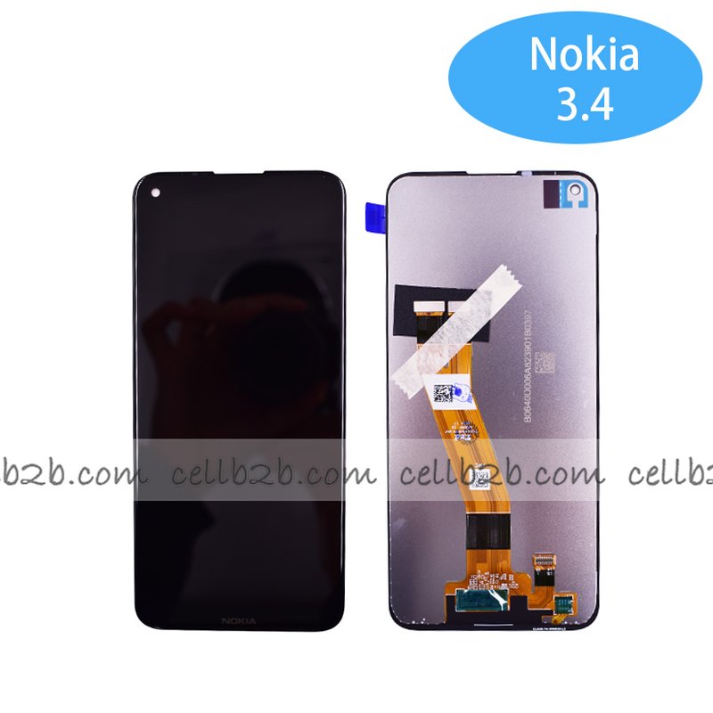 Original Pantalla Nokia 3.4 / Nokia 5.4 Negra Completa LCD+Táctil