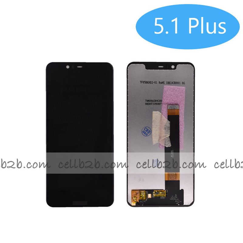 Original Pantalla Nokia 5.1 Plus/ Nokia X5 2018 TA-1105 TA-1108 TA-1120 TA-1112 LCD+Táctil Completa Negra