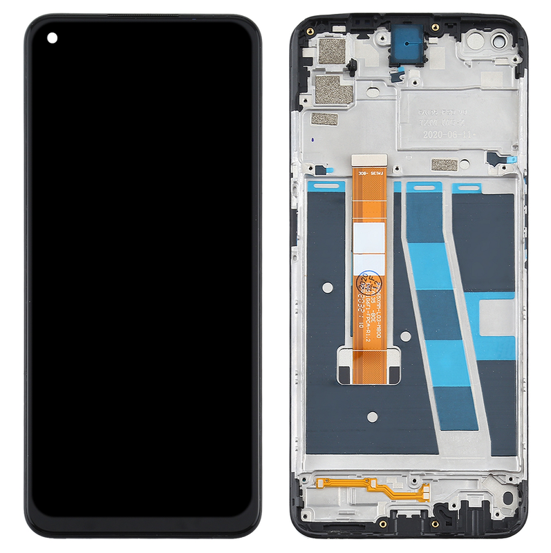 Original Nueva Pantalla OPPO A52 / A72 CON MARCO Negra Completa LCD+Táctil
