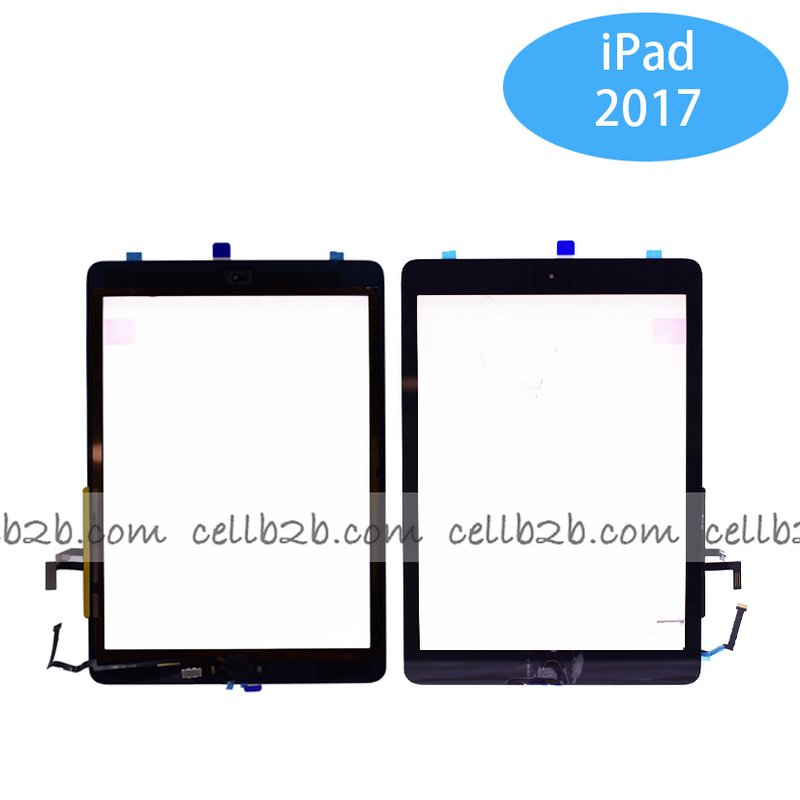 Original Pantalla Táctil iPad 9.7 2017 A1822 A1823 Negra con Flex Boton Home Tactil