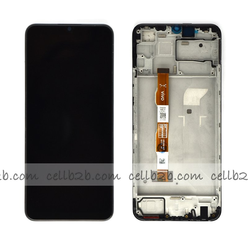 Original Pantalla VIVO Y11S Negra con Marco Completa LCD+Táctil