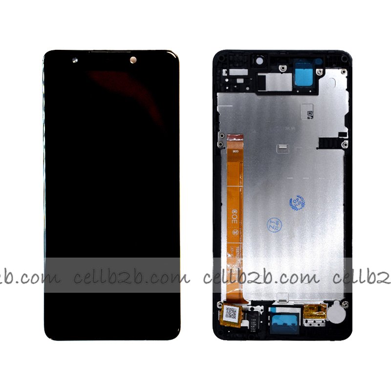 Original Pantalla Wiko Lenny 5 Negra Con Marco Completa Tactil+LCD