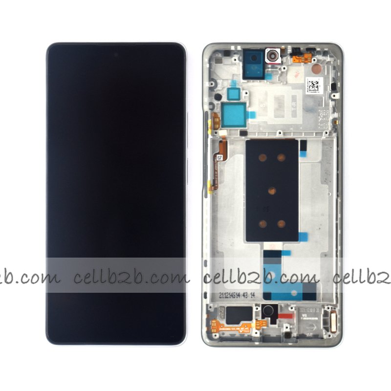 *Original Pantalla Xiaomi Mi 11T / Mi 11T Pro / F4 GT Plateada con Marco Completa LCD+Táctil SERVICE PACK