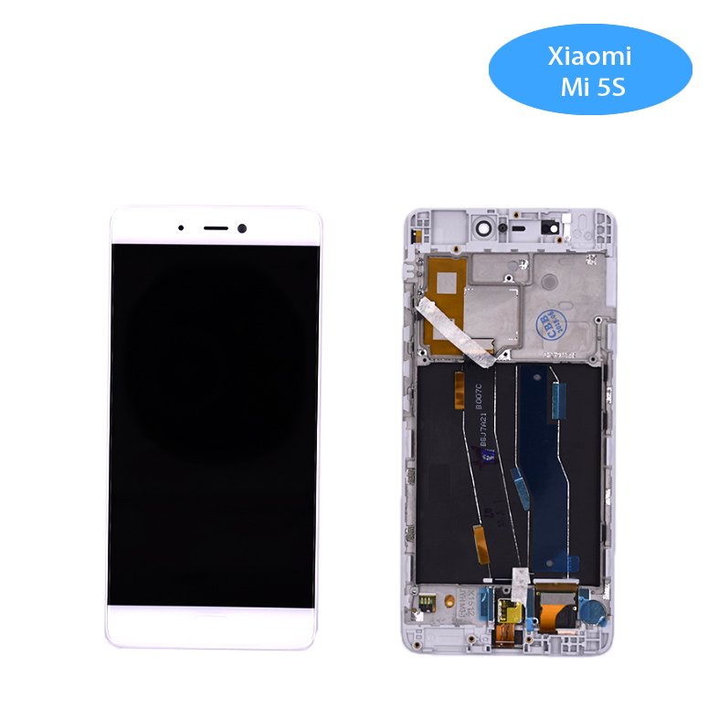 Original Pantalla Xiaomi Mi 5S Con Marco Blanca Completa