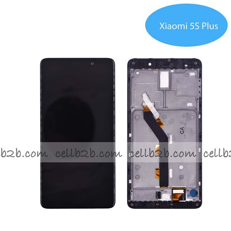 Original Pantalla Xiaomi Mi 5s Plus Negra con Marco Completa Tactil+LCD