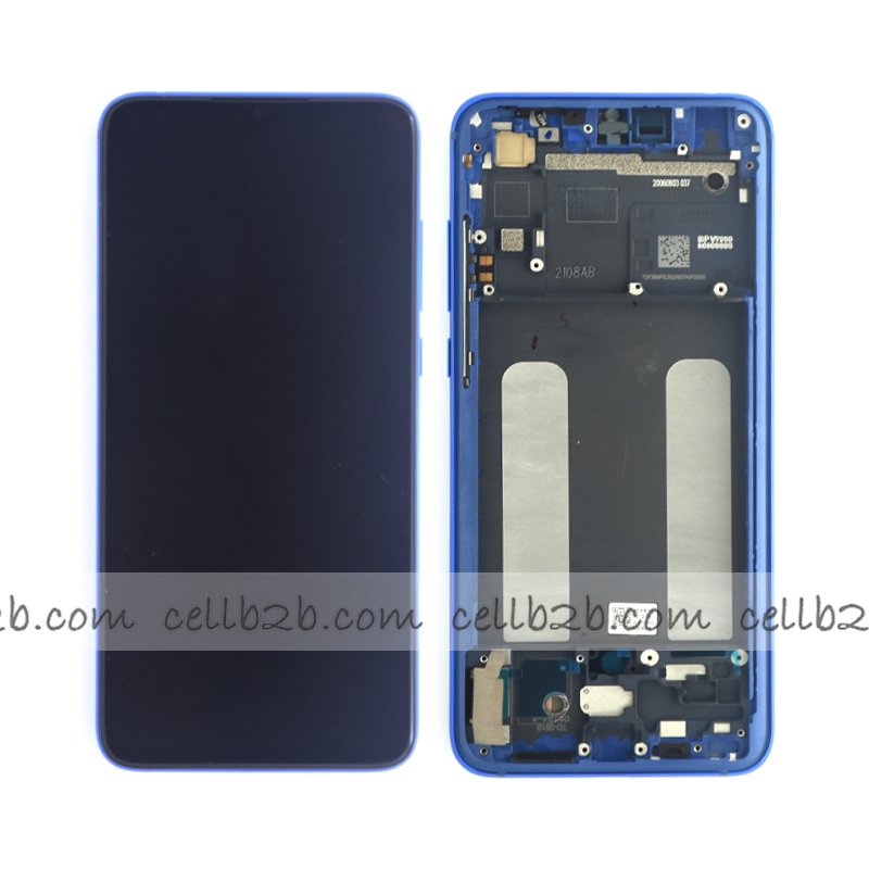 *Original Pantalla Xiaomi Mi 9 Lite / Mi CC9 Azul con Marco Completa Tactil+LCD SERVICE PACK