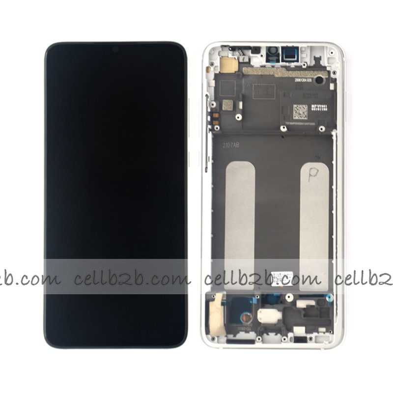 *Original Pantalla Xiaomi Mi 9 Lite / Mi CC9 Blanco con Marco Completa Tactil+LCD SERVICE PACK