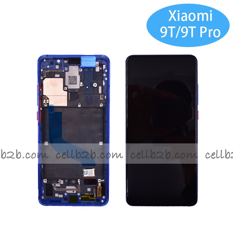 Original  Pantalla Xiaomi Mi 9T/ Mi 9T Pro/ K20/ K20 Pro Azul con Marco Completa Tactil+LCD