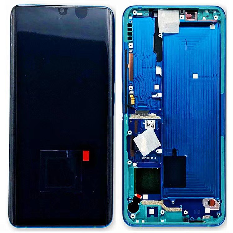 Original Pantalla Xiaomi Mi Note 10 / CC9 Pro / Note 10 Pro / Note 10 Lite Verde Aurora con Marco Completa LCD+Táctil