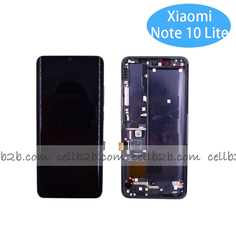 Original Pantalla Xiaomi Mi Note 10 / CC9 Pro / Note 10 Pro / Note 10 Lite Negra con Marco Completa LCD+Táctil