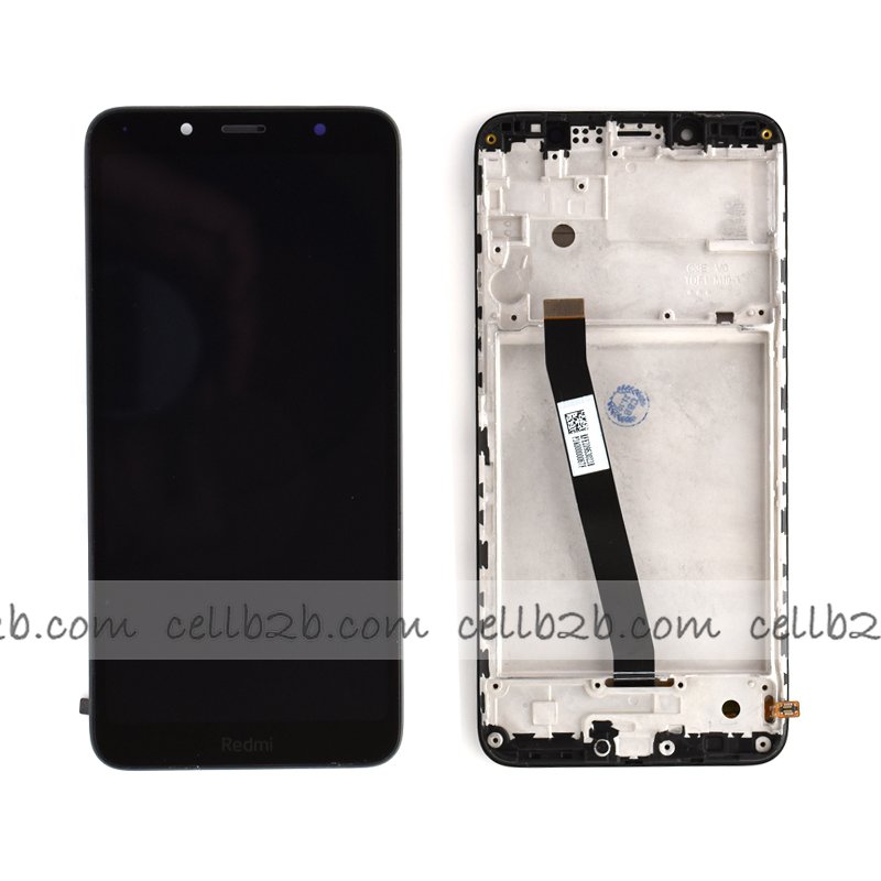 Original Pantalla Xiaomi Redmi 7A Negra CON MARCO Completa Tactil+LCD