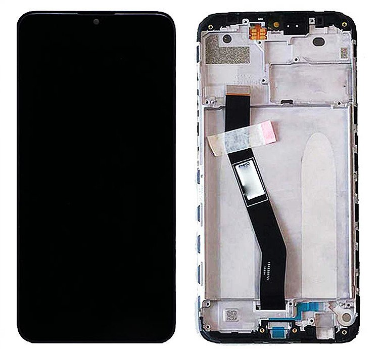 Original Pantalla Xiaomi Redmi 8/ 8A Negra CON MARCO Completa Tactil+LCD