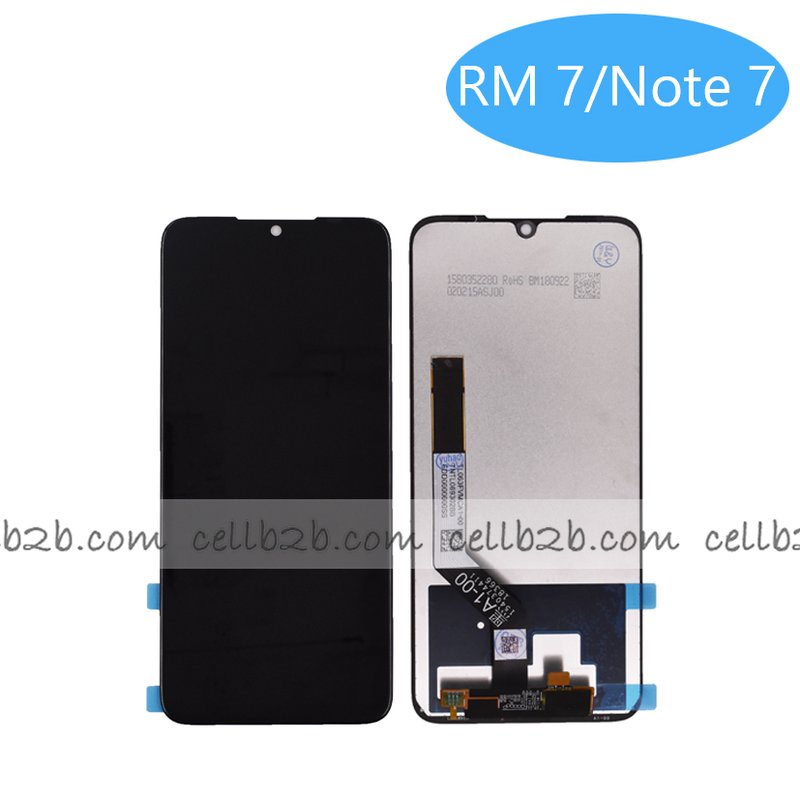Original Pantalla Xiaomi Redmi Note 7 LCD+Táctil Negro Completa