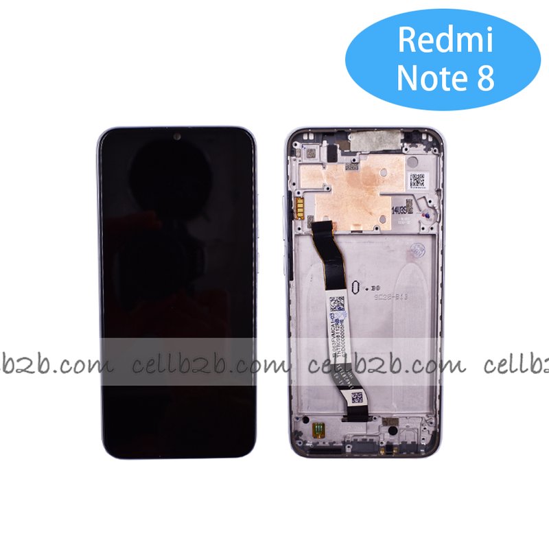 Original Pantalla Xiaomi Redmi Note 8 Blanca con Marco Completa Tactil+LCD