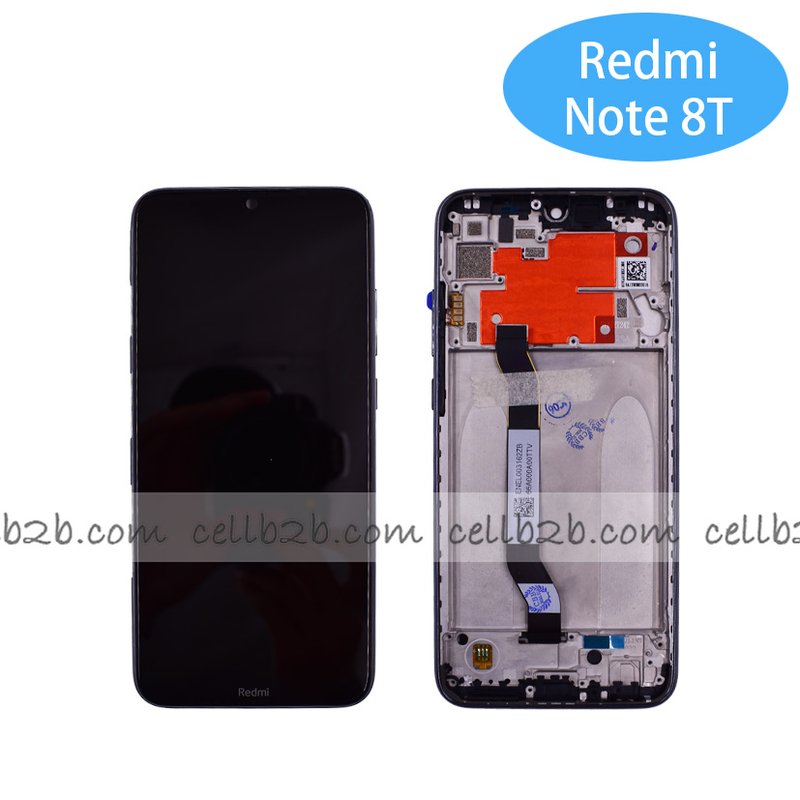 Original Pantalla Xiaomi Redmi Note 8T Azul Con Marco Completa LCD+Táctil