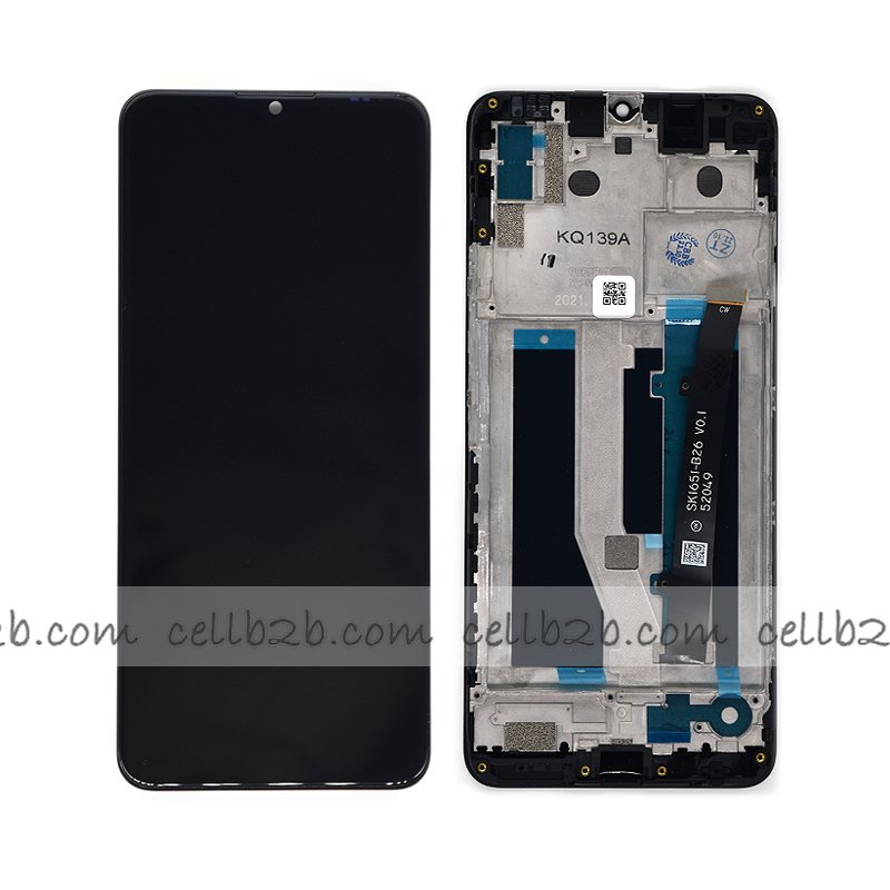Original Pantalla ZTE A71 Con Marco Negra Completa LCD+Táctil
