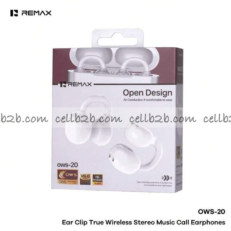 Remax OWS-20 Auriculares Inarambricos con Clip para Oreja