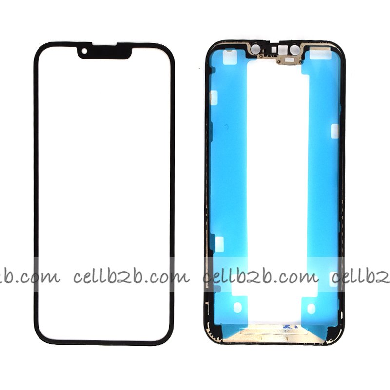Pantalla Cristal + Marco Lateral con Pegamento para iPhone 13