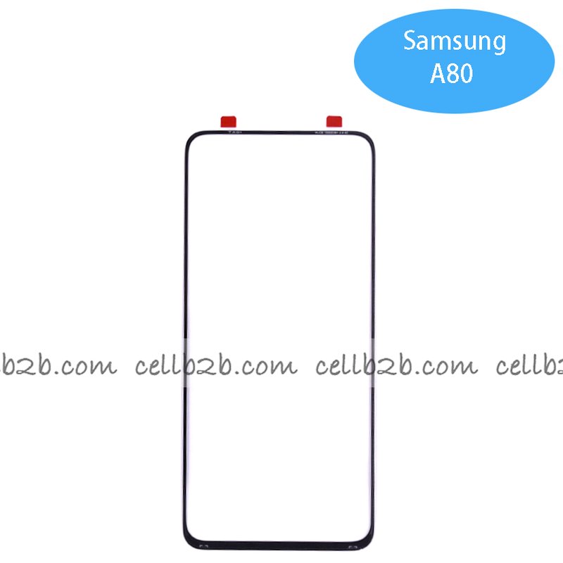 Pantalla Cristal Samsung Galaxy A80 Negra