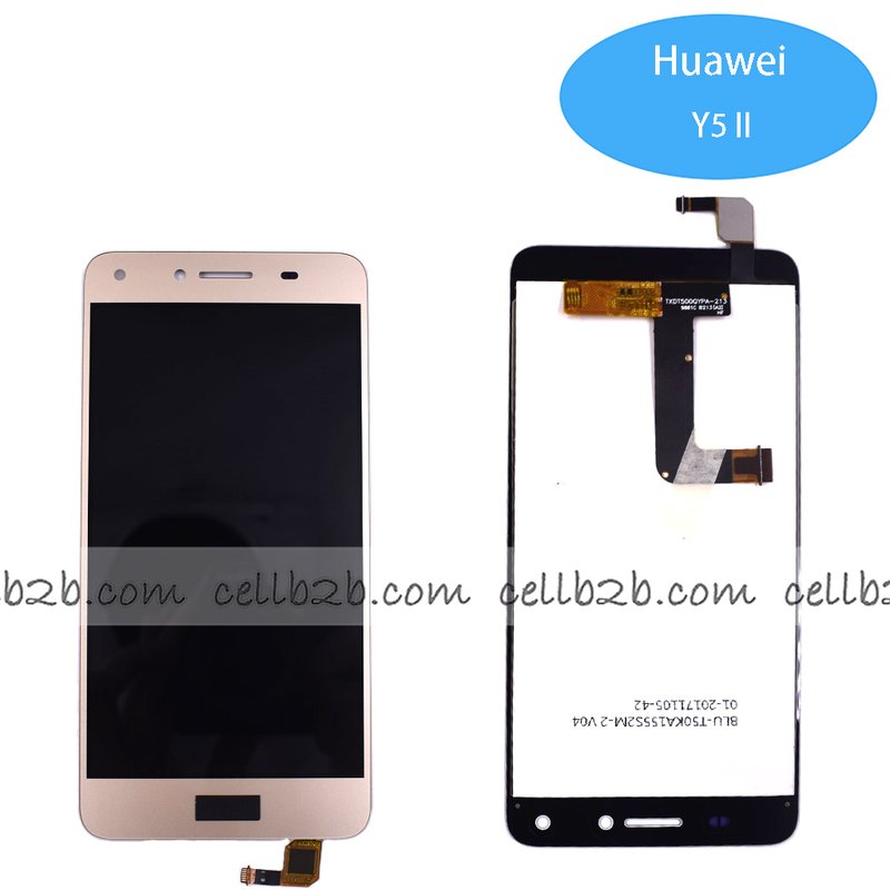 Pantalla Huawei Y5 II/Y6 II Mini/Y6 Compact Dorado Completa LCD+Táctil