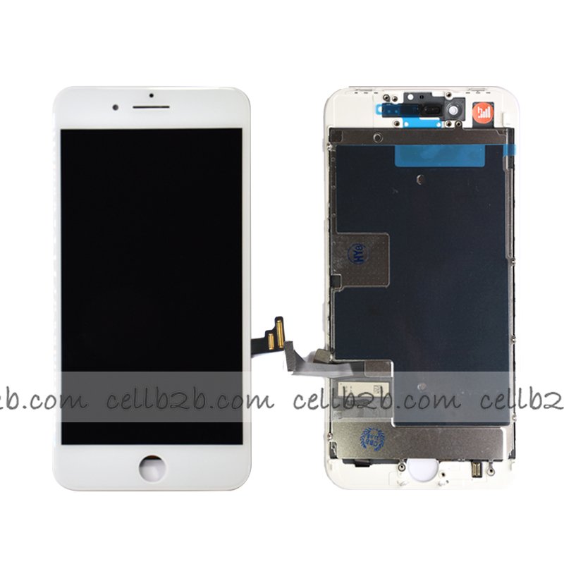 Pantalla iPhone 8G Blanca Completa con Soporte LCD Metálico Calidad AAA+