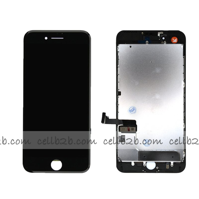 Pantalla iPhone 8G Plus Negra Completa con Soporte LCD Metálico Calidad AAA+