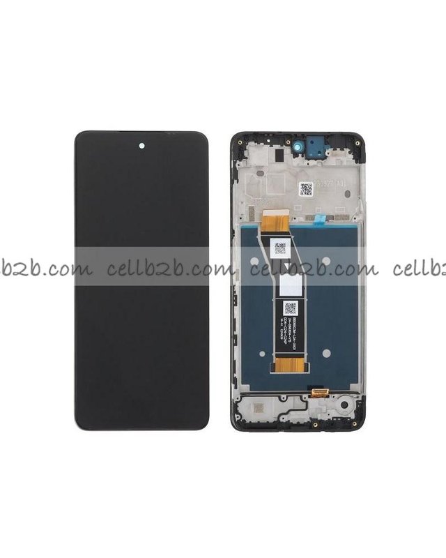 Original Nueva Pantalla Motorola G24 XT2423 Negra con Marco Completa LCD+Táctil