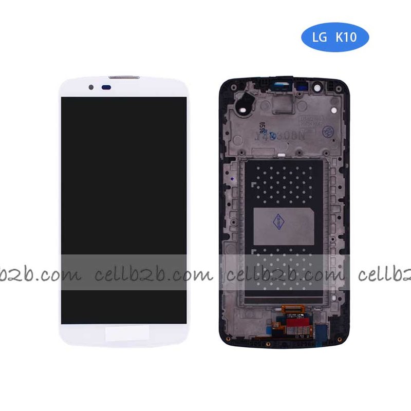 Original Pantalla LG K10 Blanca Con Marco LCD+Táctil