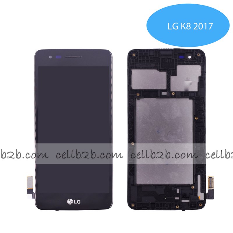 Original Pantalla LG K8 2017 Con Marco  LCD+Táctil Negro