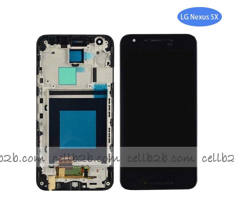 Pantalla LG Nexus 5X Negra Con Marco Completa LCD+Táctil