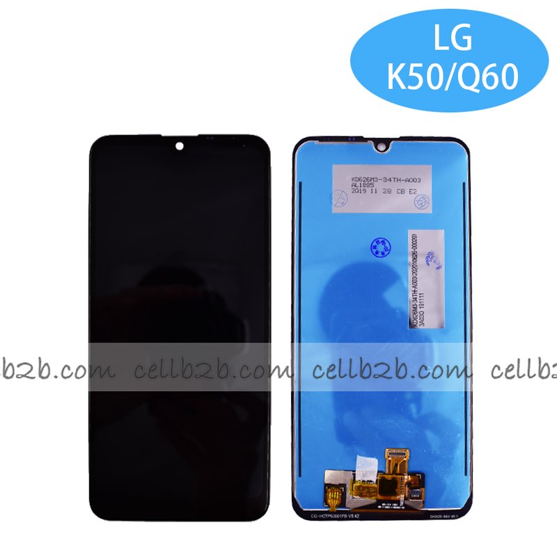 Original Pantalla LG Q60/ K50 Negra Completa LCD+Táctil
