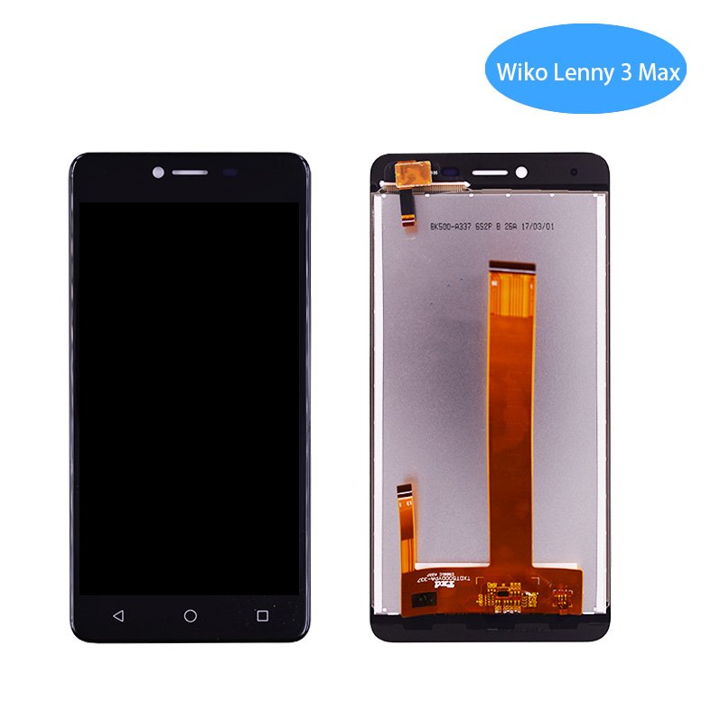 Pantalla Wiko Lenny 3 Max/ Jerry Max Negra Completa Tactil+LCD