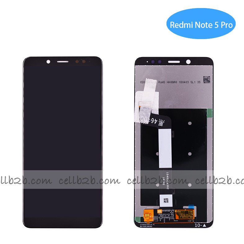 Original Pantalla Xiaomi Redmi Note 5/Note 5 Pro Negra Completa LCD+Táctil