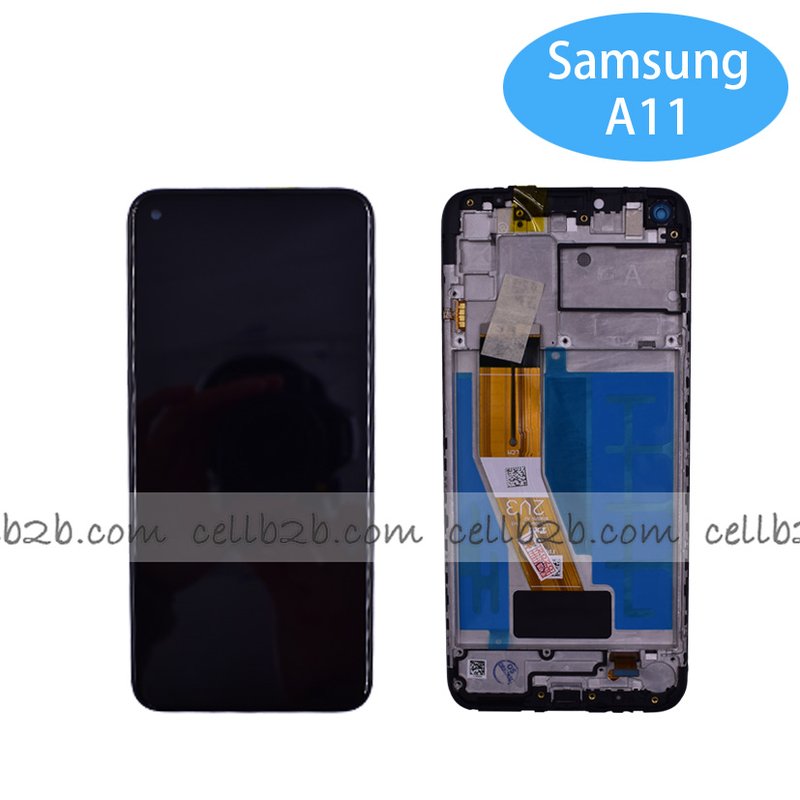 *Pantalla Samsung Galaxy A11 A115 Negra con Marco Completa Original Service Pack