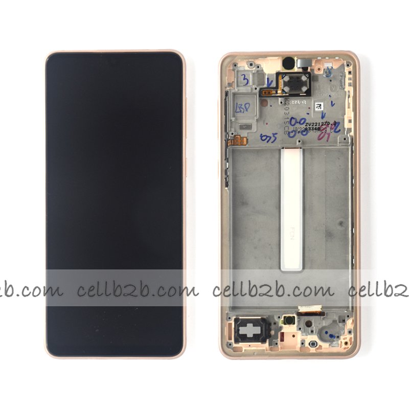 *Pantalla Samsung Galaxy A33 5G A336 Dorado con Marco Completa Original SERVICE PACK