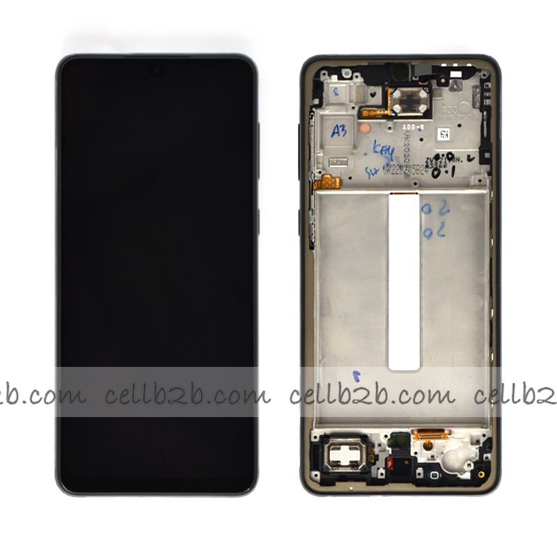 *Pantalla Samsung Galaxy A33 5G A336 Negra con Marco Completa Original SERVICE PACK