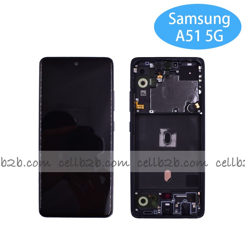 *Pantalla Samsung Galaxy A51 5G A516 Negra Completa Original SERVICE PACK