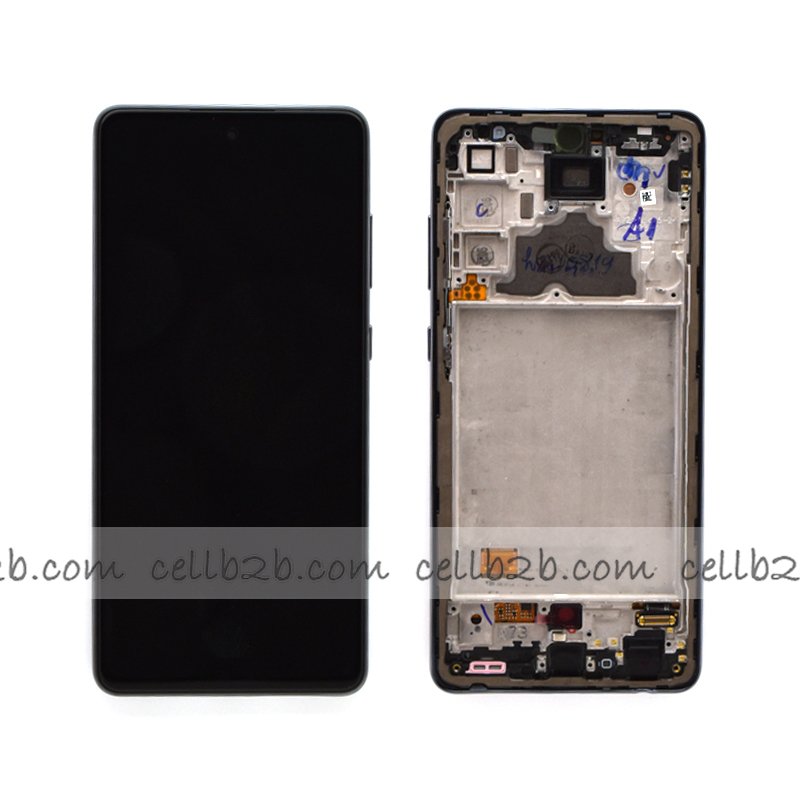 *Pantalla Samsung Galaxy A72 4G A725 / A72 5G A726 Blanca Con Marco Original Completa Service Pack