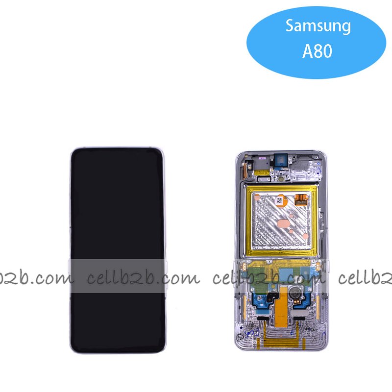 *Pantalla Samsung Galaxy A80 A805F Plateada Completa Original SERVICE PACK