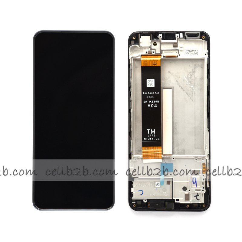 *Pantalla Samsung GALAXY M23 5G M236 / M33 5G M336B / F23 5G E236 Negra CON MARCO Original LCD+Táctil SERVICE PACK