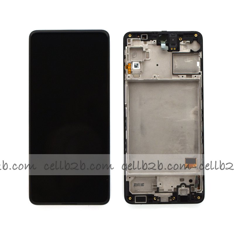 *Pantalla Samsung Galaxy M31S M317 Negra con Marco Completa Original SERVICE PACK
