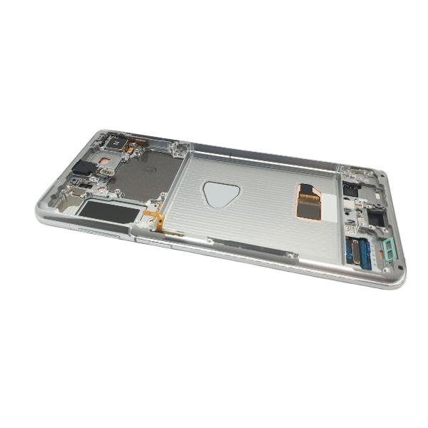 *Pantalla Samsung Galaxy S21 Plus 5G G996F Plateado Fantasma con Marco Completa Original SERVICE PACK