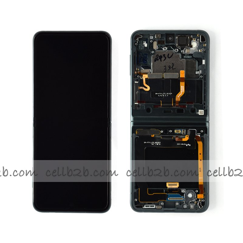 *Pantalla Samsung Galaxy Z Flip 3 5G F711 Verde Completa Original SERVICE PACK