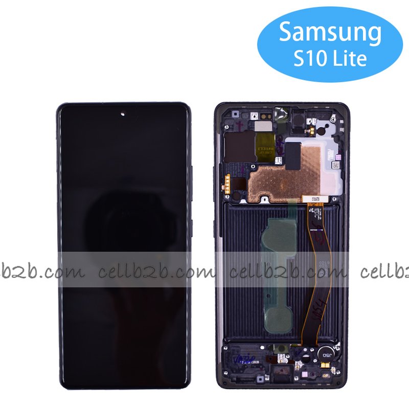 *Pantalla Samsung S10 Lite G770F Azul Completa Original SERVICE PACK