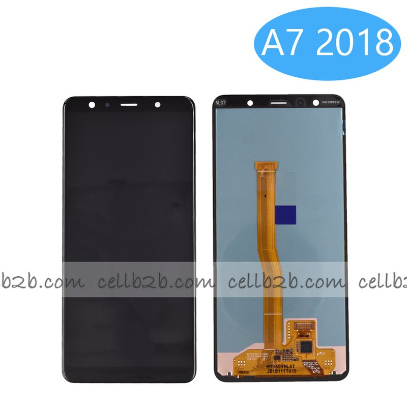 *Pantalla Samsung SM-A750F GALAXY A7 2018 Negra Original Completa SERVICE PACK