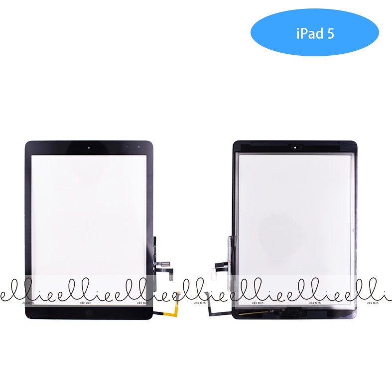 Original Pantalla Táctil iPad 5/ iPad Air A1474 A1475 A1476 Negra con Flex Boton Home Tactil