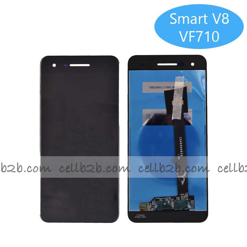 Original Pantalla Vodafone Smart V8/ VF710 Negra Completa LCD+Táctil