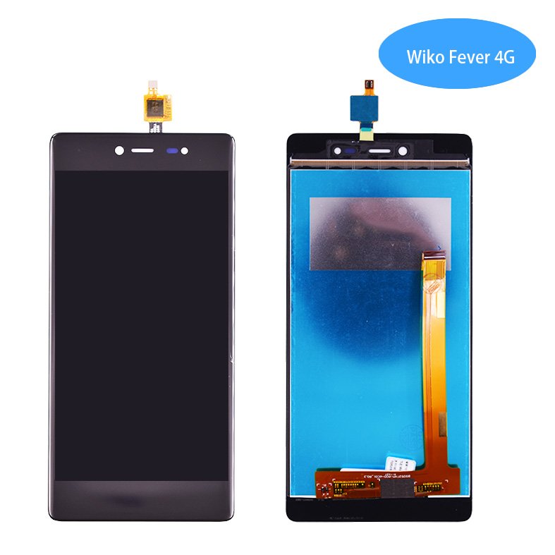 Pantalla Wiko Fever 4G Negro Completa LCD+Táctil