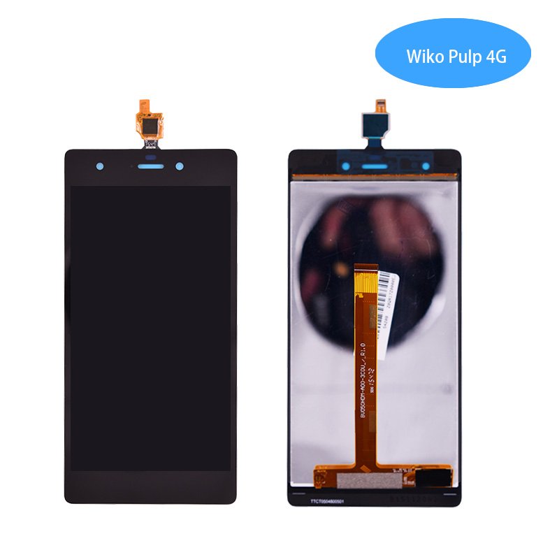 Pantalla Wiko Pulp 4G Negro Completa LCD+Táctil